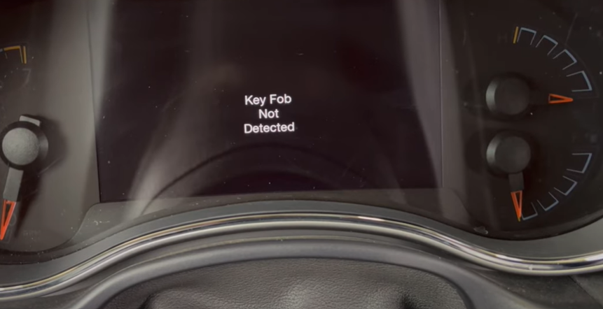 jeep grand Cherokee key fob not detected